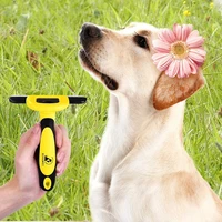 comfortable pet hair removal comb cats dogs grooming brush puppy kitten rabbit hair deshedding trimmer combs cat supplies gatos