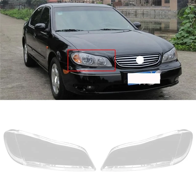 

Корпус левой фары автомобиля, Абажур, прозрачная крышка объектива, Крышка фары для Nissan Cefiro A33 2000-2004
