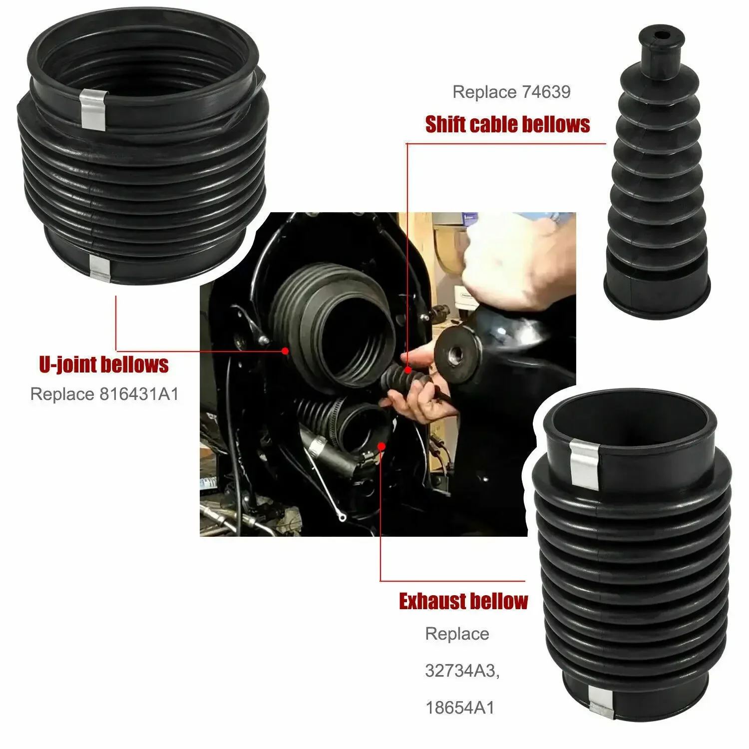 Chuang Qian для Alpha One Gen 2 ремонтный комплект сильфонного транцевого уплотнения с