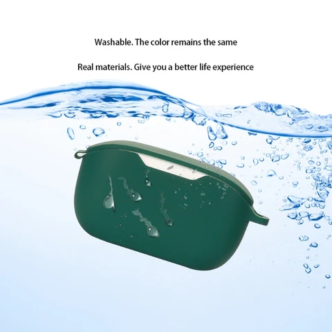 Силиконовый чехол для JBL Wave Buds, противоударный защитный чехол с полным краем и крючком, коробка для наушников, защитный рукав