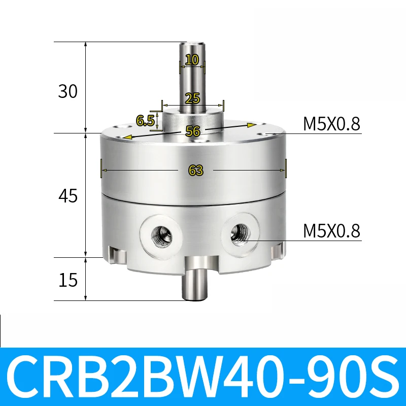 

Пневматический роторный цилиндр LAIZE CRB2BW