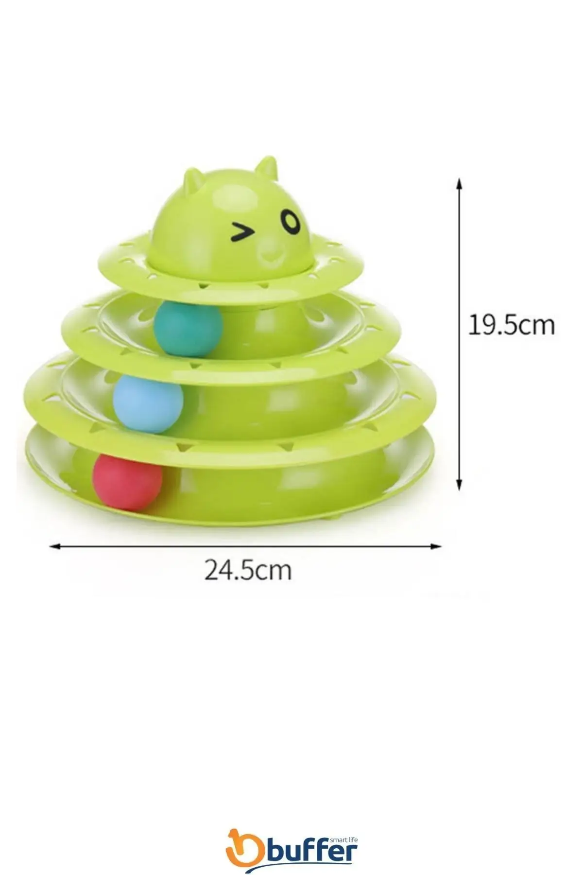 Cat Head 3-Tier Toy Fun | Дом и сад