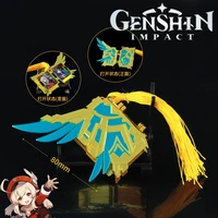 genshin impact skyward atlas game peripheral weapon model keychain keqing swords knife katana collectiblestoys for children