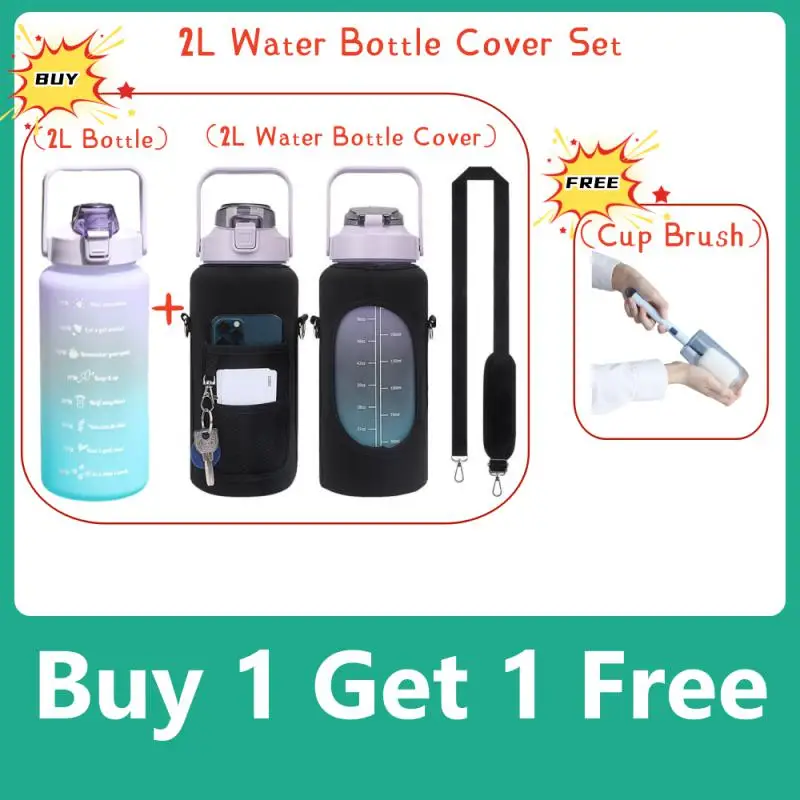 

2L Water Bottle Cover Insulator Sleeve Bag Tumbler Bottle Case Bag With Strap Portable For Camping Outdoor Sports Drinkware Bag