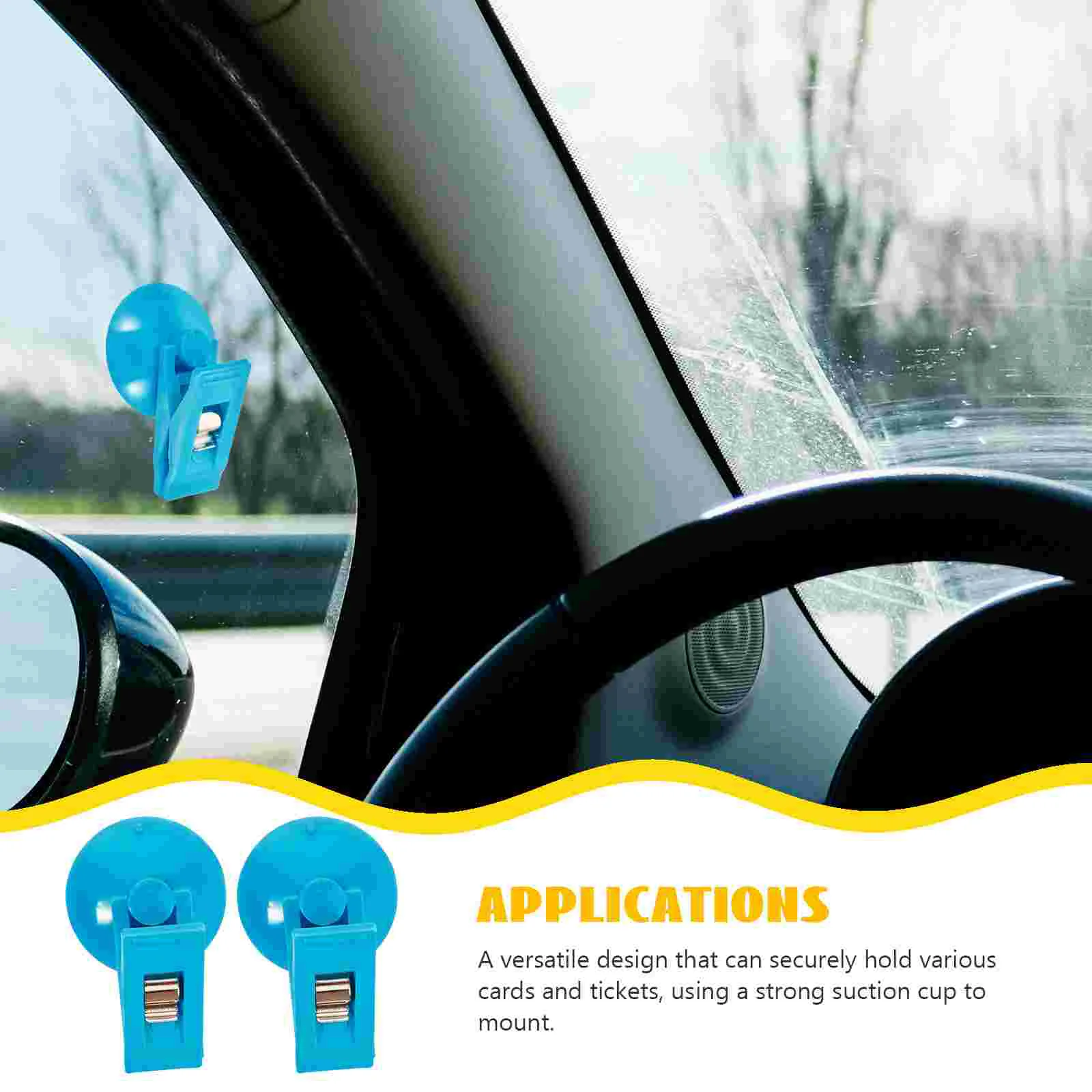 2 шт. автомобильный держатель-зажим на лобовое стекло