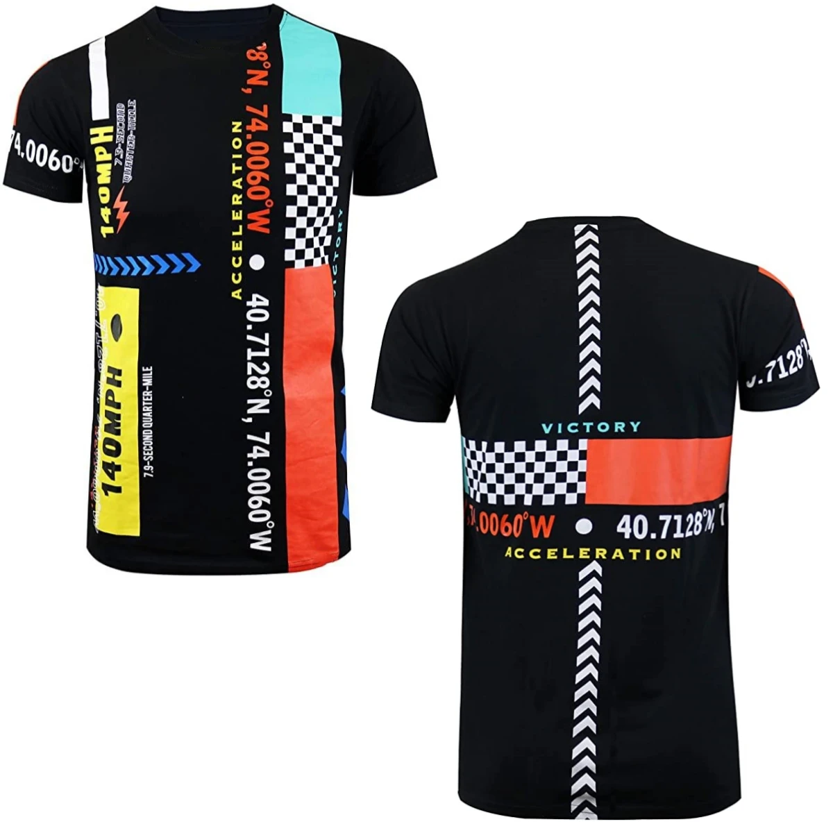 

Summer Men's Hipster Hip-Hop Urban Modern T Shirt Man Kids Street Fashion Streetwear Stylish Longline Print O Neck Short Sleeve