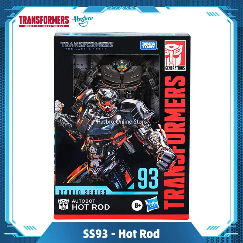 

Hasbro Transformers Studio Series 93 Deluxe Class The Last Knight Autobot Hot Rod Action Figure Toys for Birthday Gift F3169