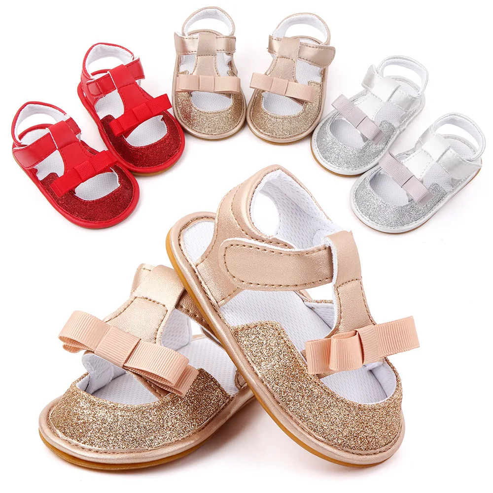 

Fashion Baby Girls Infant Sandals Hairband Cute Summer Soft Sole Flat Princess Shoes Infant Non-Slip First Walkers Zapatos Bebe