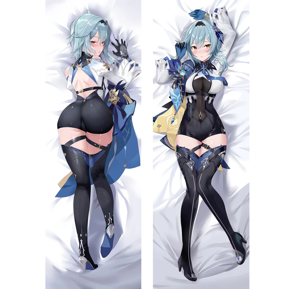 

Популярная игра Genshin Impact Eula Dakimakura обнимающая Подушка Чехол HD дизайн наволочка 6 размеров Прямая поставка