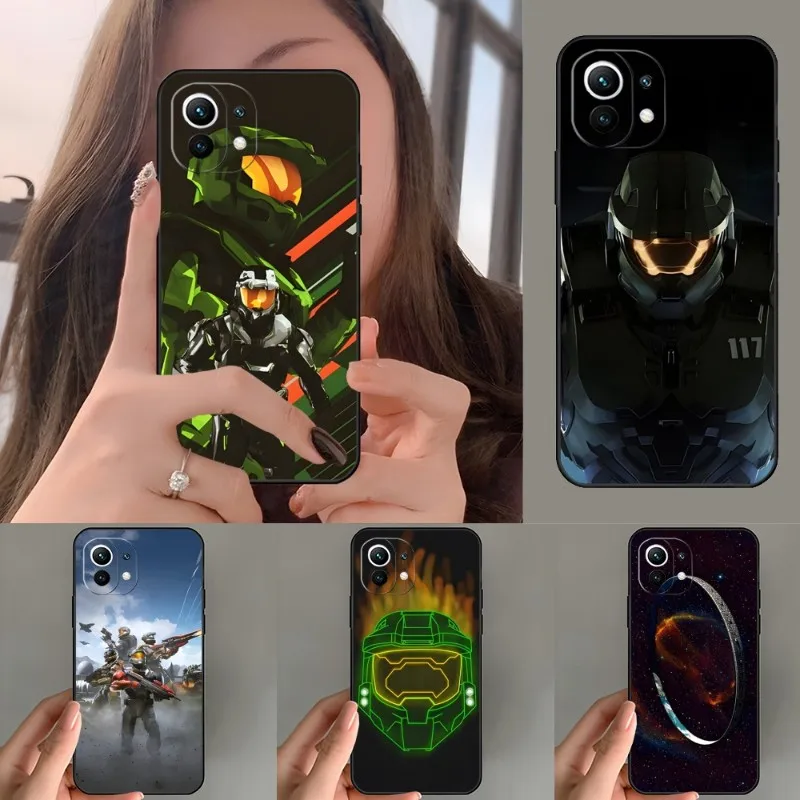 

Halo Infinite Phone Case Funda For Xiaomi Poco M4 M3Pro X3GT 8 9 A2 A3 CC9 CIVI F1 Max3 MIX 3 4 SE Pro Note 10 10Pro Cover