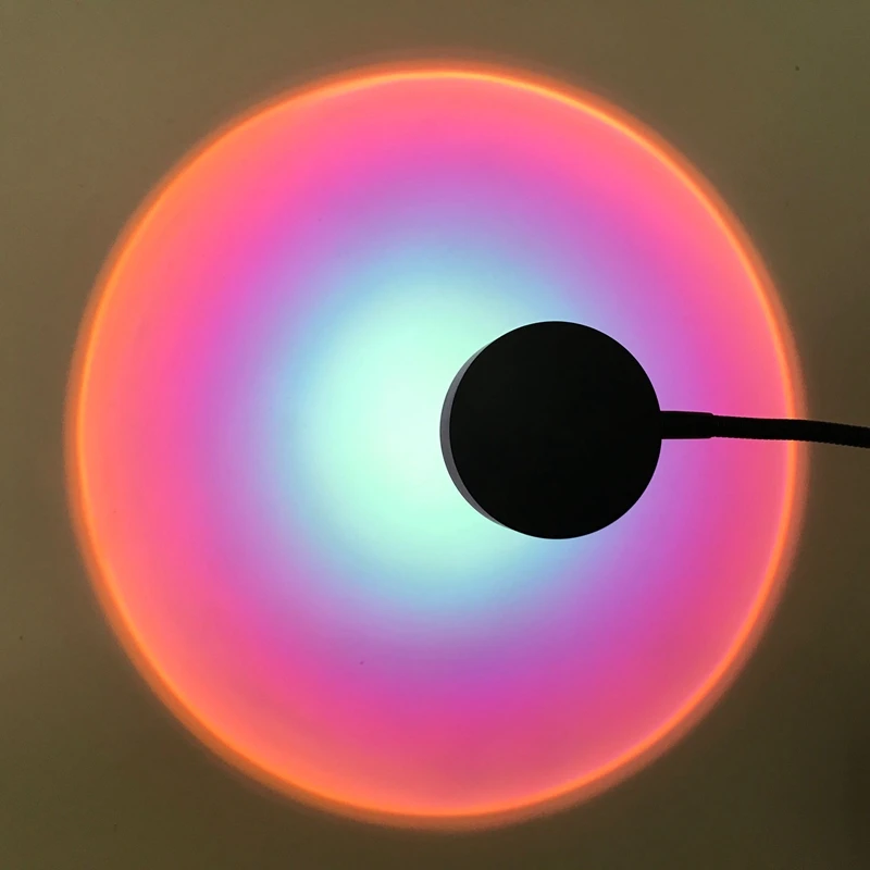 

Sunset Projection Aesthetic Lamp USB Photography Background For Home Living Room Bedroom Decoration Car Interior Lamp