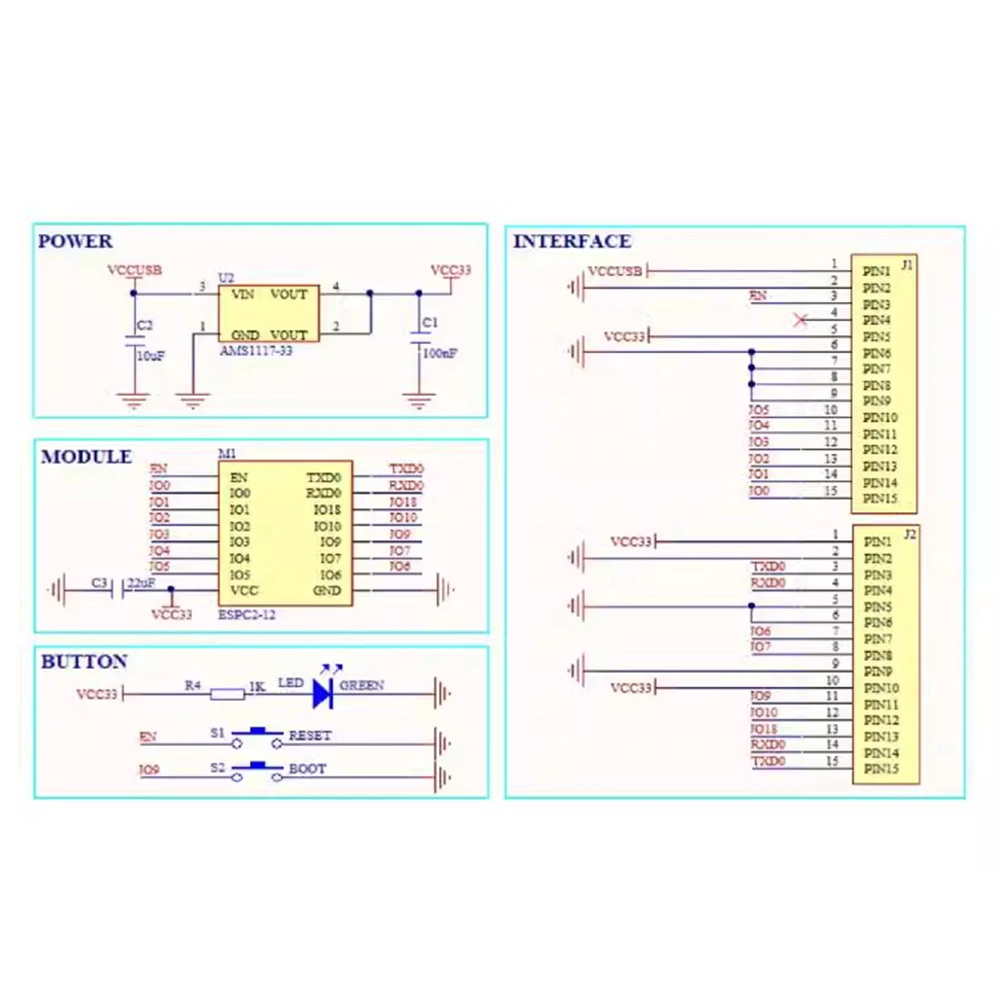 Детская мини-плата для разработки модуль Wi-Fi Bluetooth на плате телефон с модулем ESP8684
