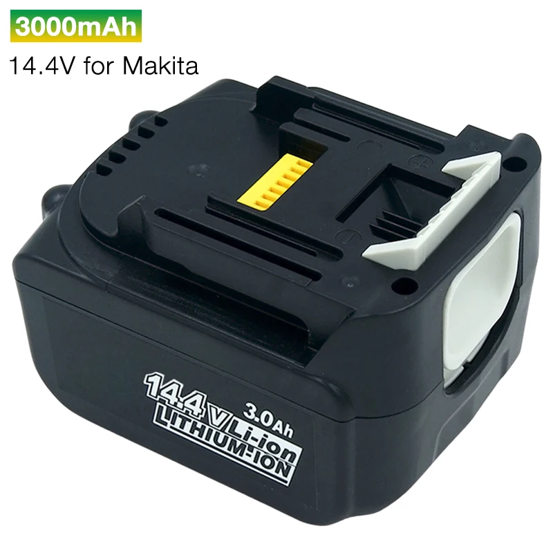 Литий-ионная аккумуляторная батарея BL1430 14,4 В 3000 мАч для беспроводных электроинструментов Makita BDF343 DF445 BL1415 BL1440 194065-3 194066-1
