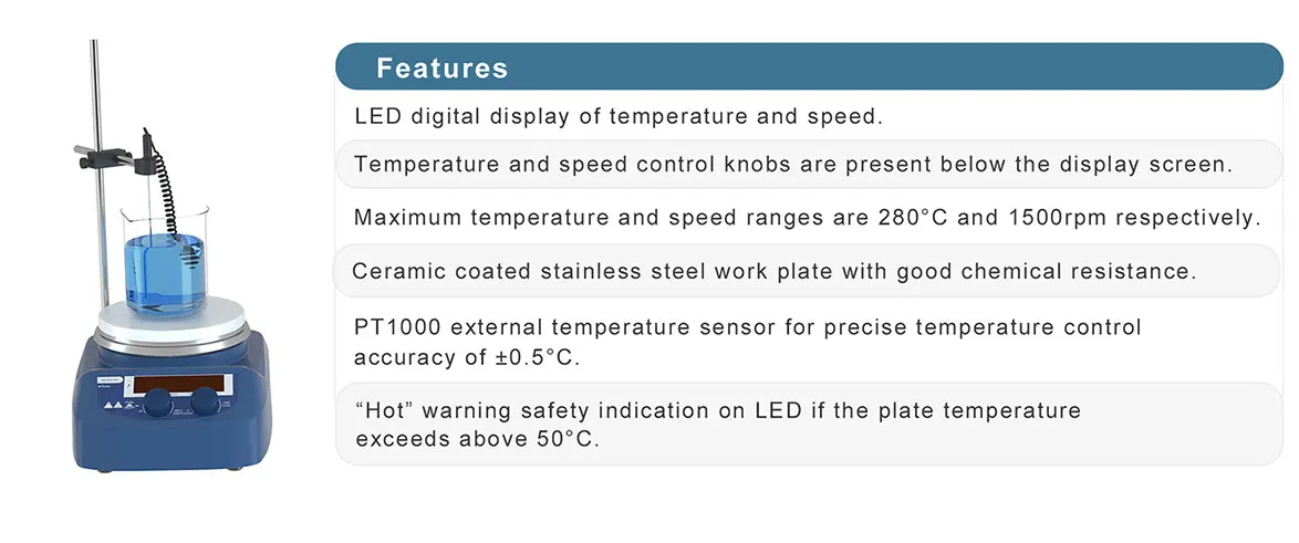 MS-H280-Pro 3L LCD Цифровая магнитная плита