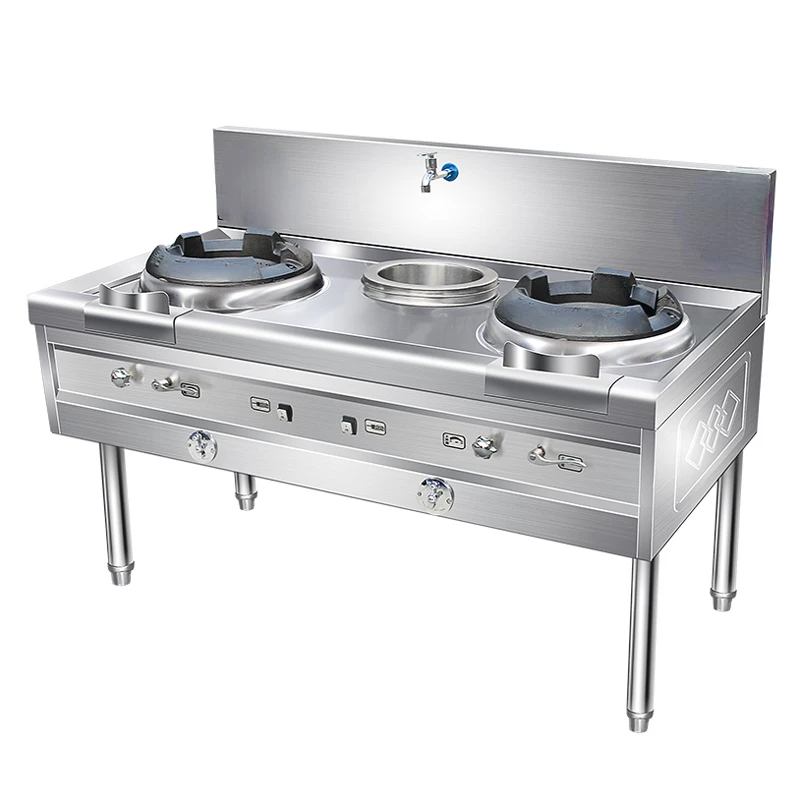 

Stainless steel gas energy-saving fierce fire stove single and double stove kitchen natural liquefied gas stove