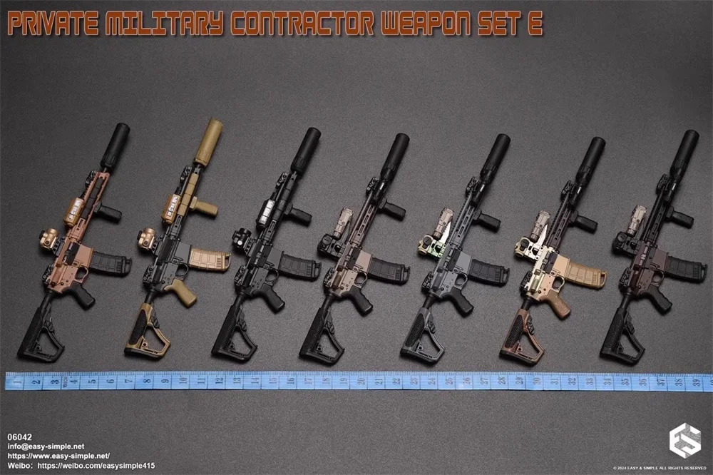 1/6 EASY&ampSIMPLE ES 06042 Mini Toys Weapon Model Private Soldier Equipment PVC Material Not Real For 12&quot Action Figure DIY