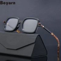 boyarn new luxury brand designer sunglasses women square sun glasses mens retro anti blue light shades uv400 goggles eyewear