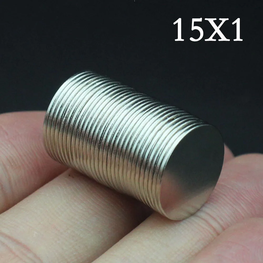 

5/10/15/20/35 Pcs 15x1 Neodymium Magnet 15mm x 1mm N35 NdFeB Round Super Powerful Strong Permanent Magnetic imanes Disc 15*1