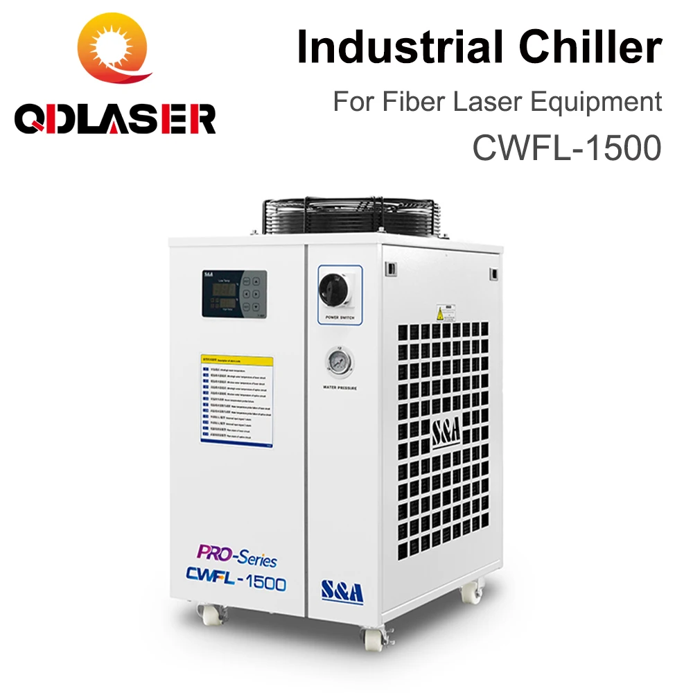 

QDLASER S&A CWFL-1500AN & 1500BN Industry Air Water Chiller for Fiber Laser Engraving Cutting Machine