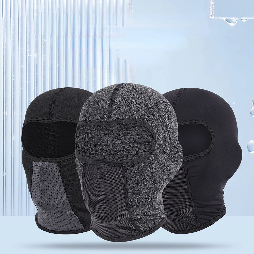 

Men's Caps Cycling Balaclava Full Face Ski Mask Bicycle Hat Windproof Breathable Anti-UV Motocross Motorcycle Helmet Liner Hats