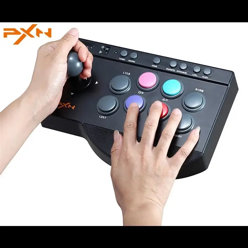 PXN 0082 USB проводной игровой джойстик аркадная консоль Rocker Fighting контроллер для