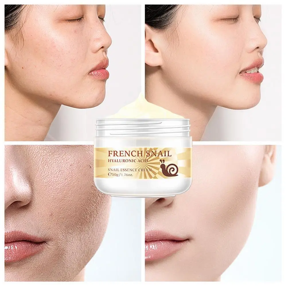 

Snail Face Cream Hyaluronic Acid Anti Collagen Cream For Face Moisturizing Day Cream Anti Aging Whitening Cream 25g/50g F1o2