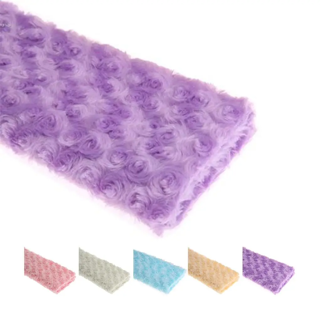 

Baby Newborn Photograph Prop Accessories Blanket Solid Color Flower Rose Pattern Fluff Blanket Infant Baby Soft Blanket Wraps