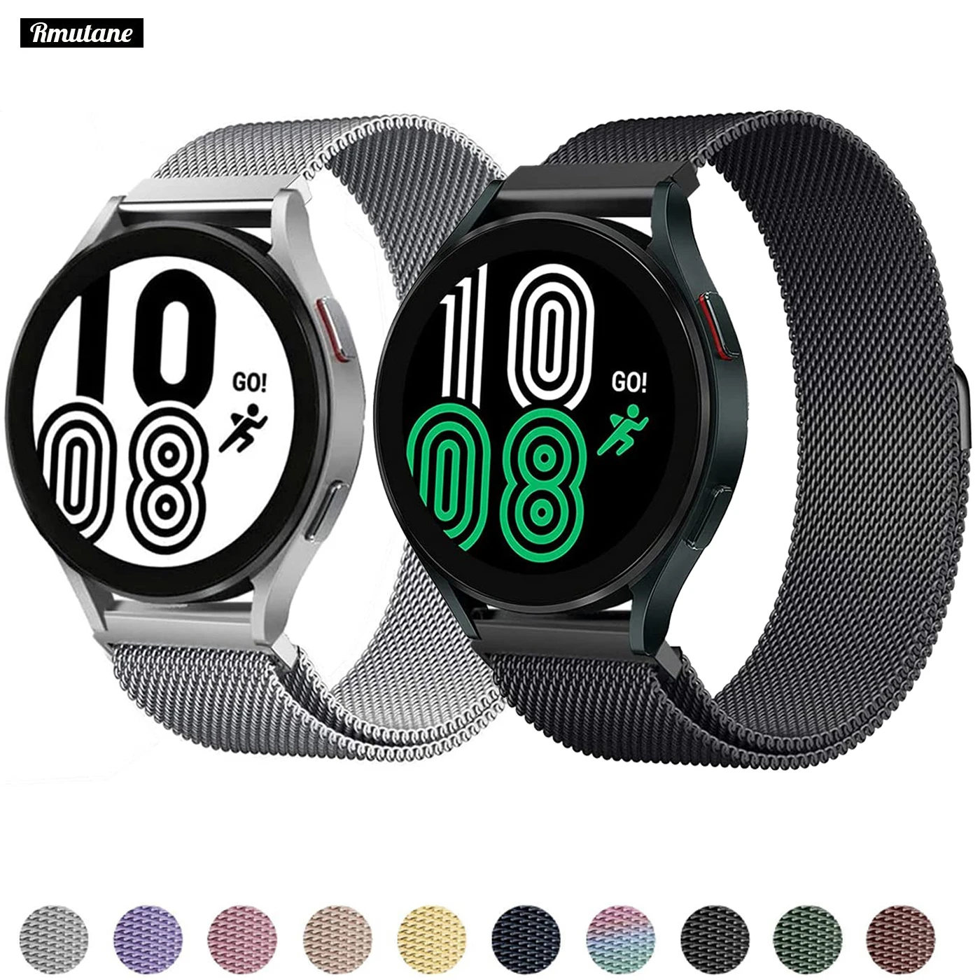 Ремешок для Samsung Galaxy watch 4/Classic/46 мм/42 мм 20/22 магнитный браслет Huawei GT/2/Pro Gear S3/Galaxy 3 45