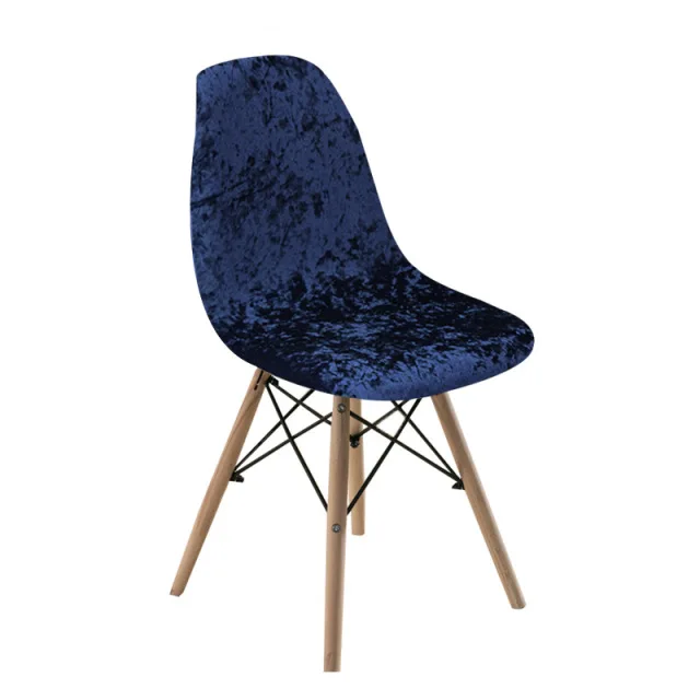 

1/2/4/6 Shiny Velvet Fabric Shell Chair Covers Bar Chair Cover Elastic Short Back Chair Covers Seat Covers For Home Banquet Bar