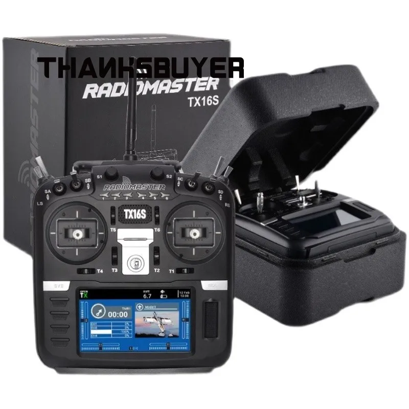Передатчик RadioMaster TX16S, 16-канальный передатчик RC с гиростабилизаторами холла, сенсорный экран 4,3 дюйма для OpenTX