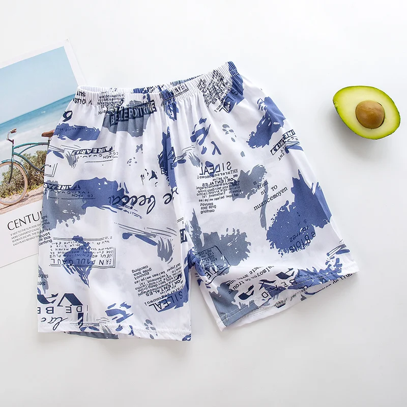 2-8 Years Children Beach Shorts Cartoon Print Boys Swimsuit Board Shorts Toddler Bathing Suit Swimwear Summer Swimming Trunks