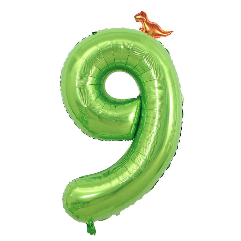 

2 упаковки цифровых воздушных шаров с динозаврами