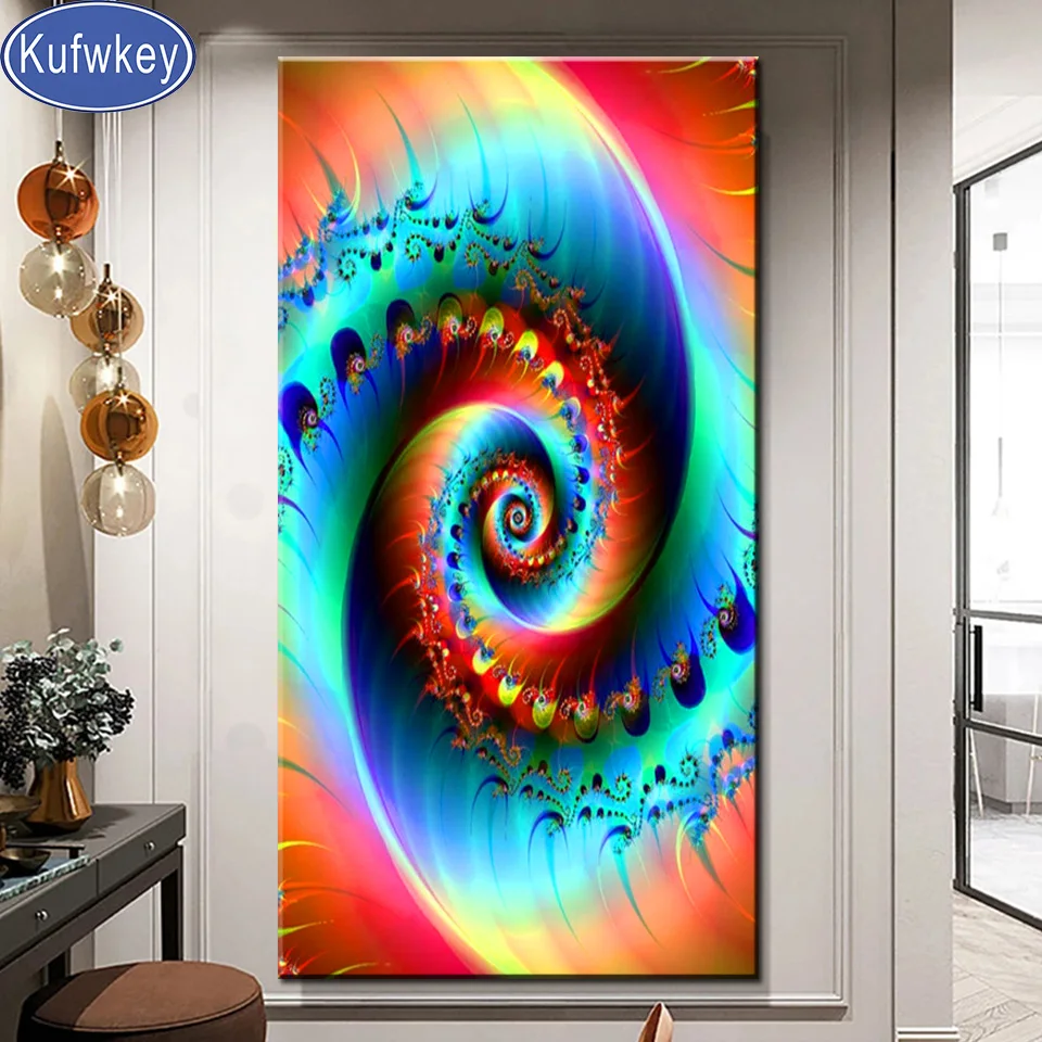 

Алмазная живопись «сделай сам», абстрактные картины, алмазная вышивка, искусство, полная выкладка, квадратная мозаика, цветы, украшение для ...