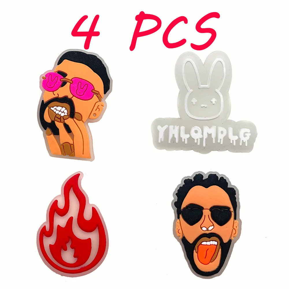 Светящиеся подвески для обуви Rogue Rabbit JIBZ 1 шт. забавное украшение подходят крючков