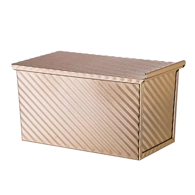 

Non Stick Bread Loaf Pan with Lid Baking Pan Carbon Steel Toast Mould Bread Mold Kitchen Bakeware Toast Box