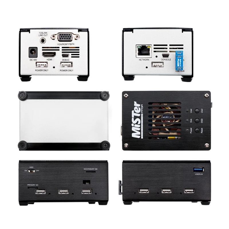

Terasic DE10-Nano Parts мистер DIY металлические Чехлы для мистер FPGA Kit для детской основной платы/IO платы и фотоэлемента мистер