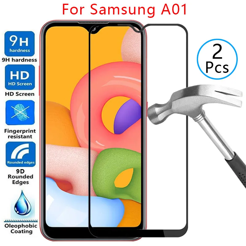 

Защитный экран 9d, чехол из закаленного стекла для samsung a01, чехол на samsun galaxy a 01, 01a, защитный чехол для телефона samsunga01