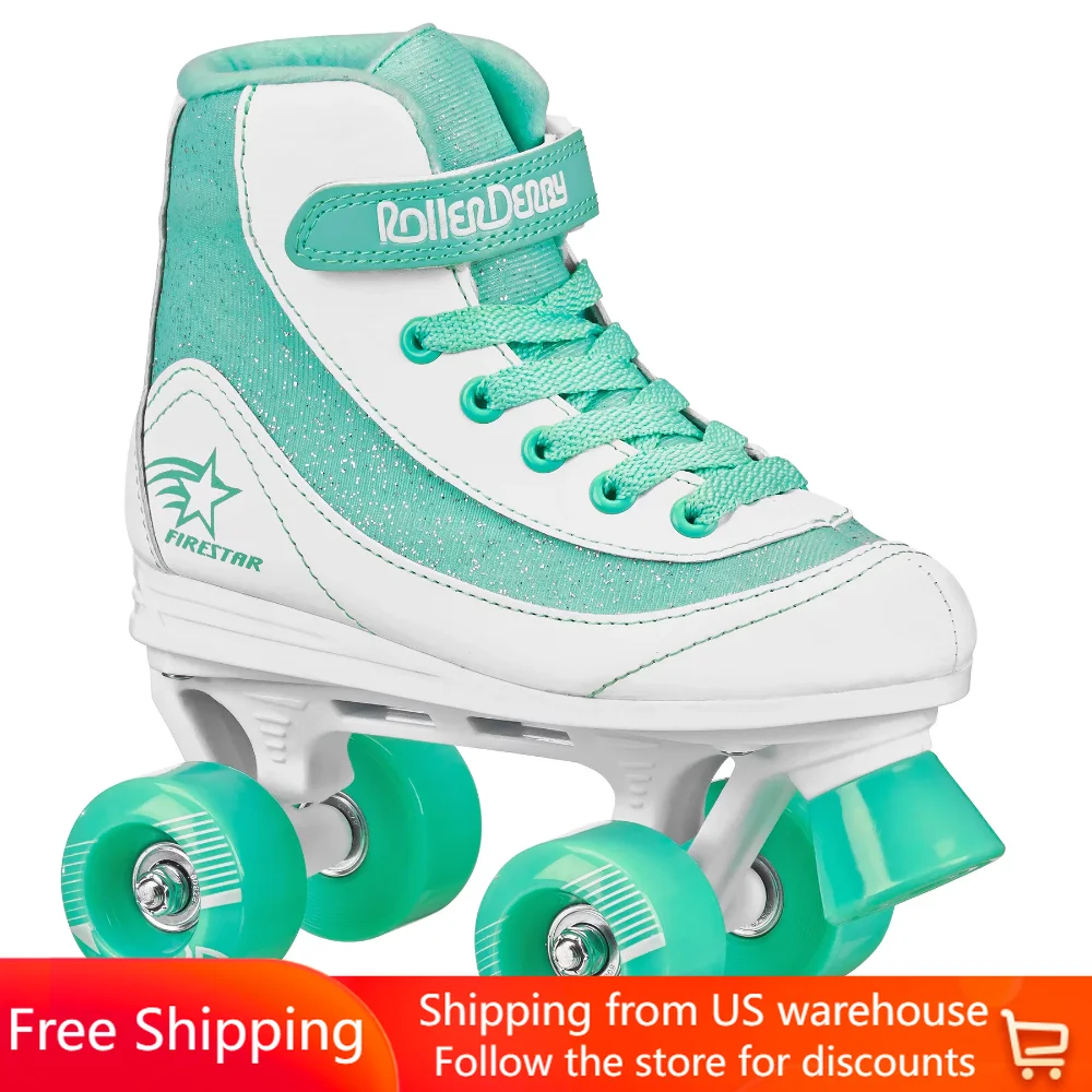 

Free shipping Roller Derby FireStar Girls Quad Roller Skates