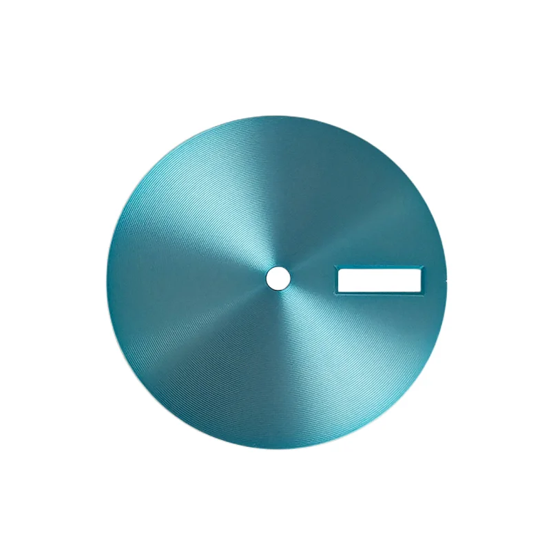 Modified Solid Color 28.5MM 3D Printed CD Pattern Sunburst Black Gold Dial Suitable For SKX007 NH35 NH36 Movement Diving Watch