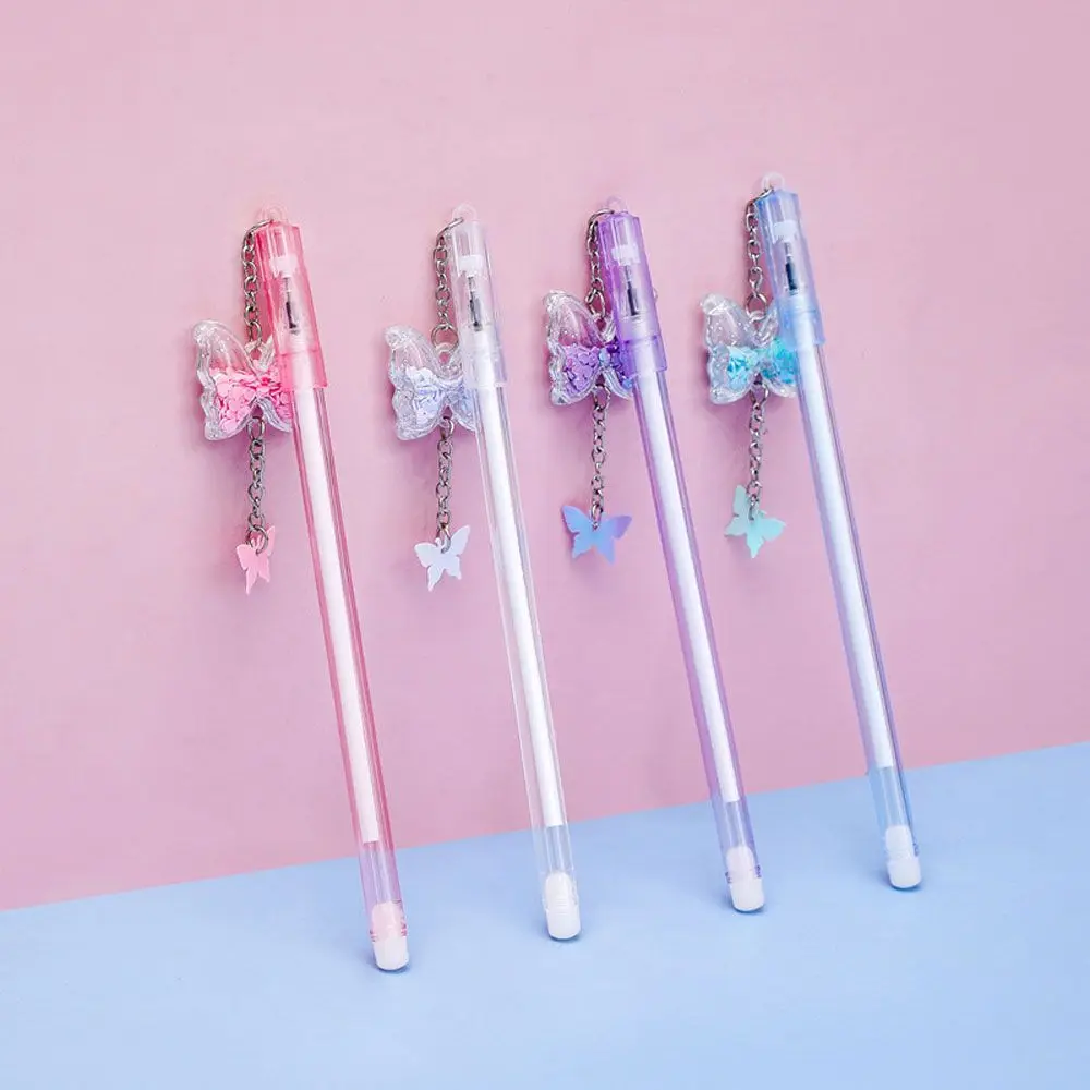 

New Cute Student School Office Gel Pen Exam Sign Butterfly Pendant