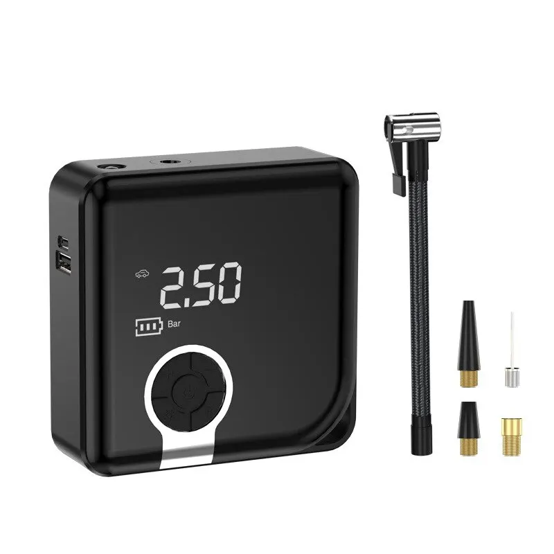 Electric Wireless Portable Tire Inflator Pump For Motorcycle Bicycle Boat Auto Tyre Balls