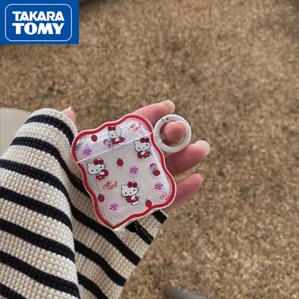 

TAKARA TOMY Hello Kitty IPhone Earphone Accessories for AirPods 3 Apple AirPods 2 AirPods Pro Transparent Case Air Pod Case