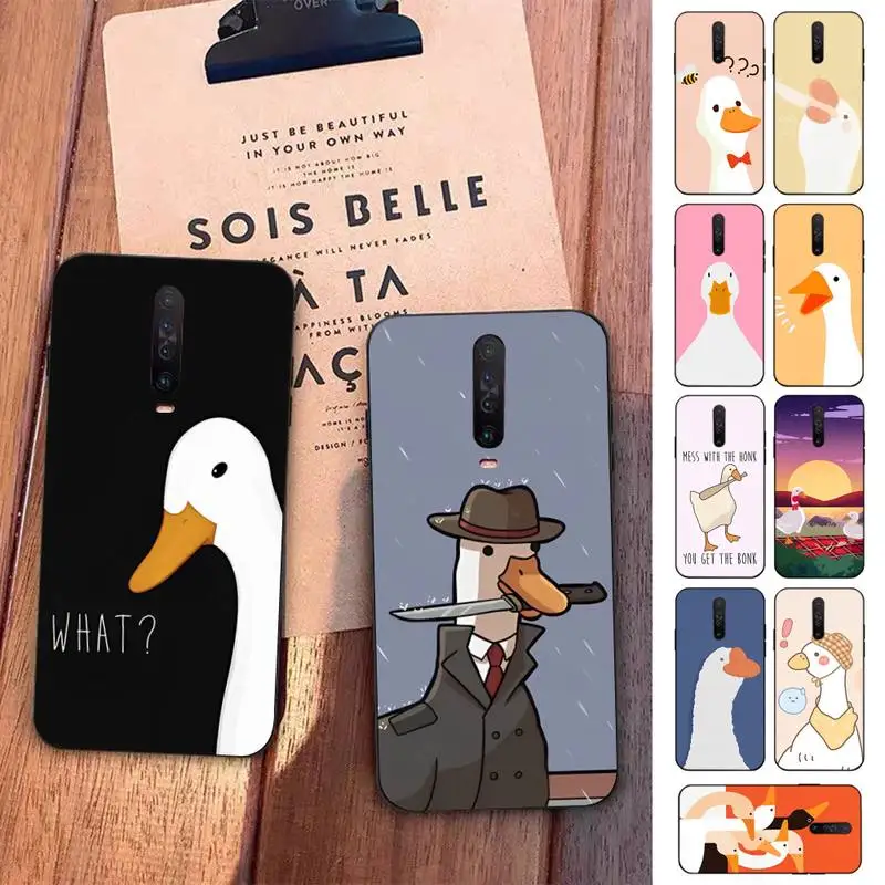 

Goose Game Phone Case for Redmi 5 6 7 8 9 A 5plus K20 4X S2 GO 6 K30 pro