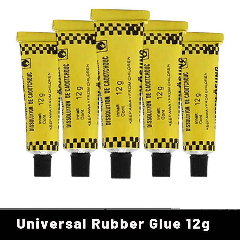 

5/1Pcs Automobile Motorcycle Bicycle Tire Tyre Repairing Glue Inner Tube Puncture Repair Cement Rubber Cold Patch Solution