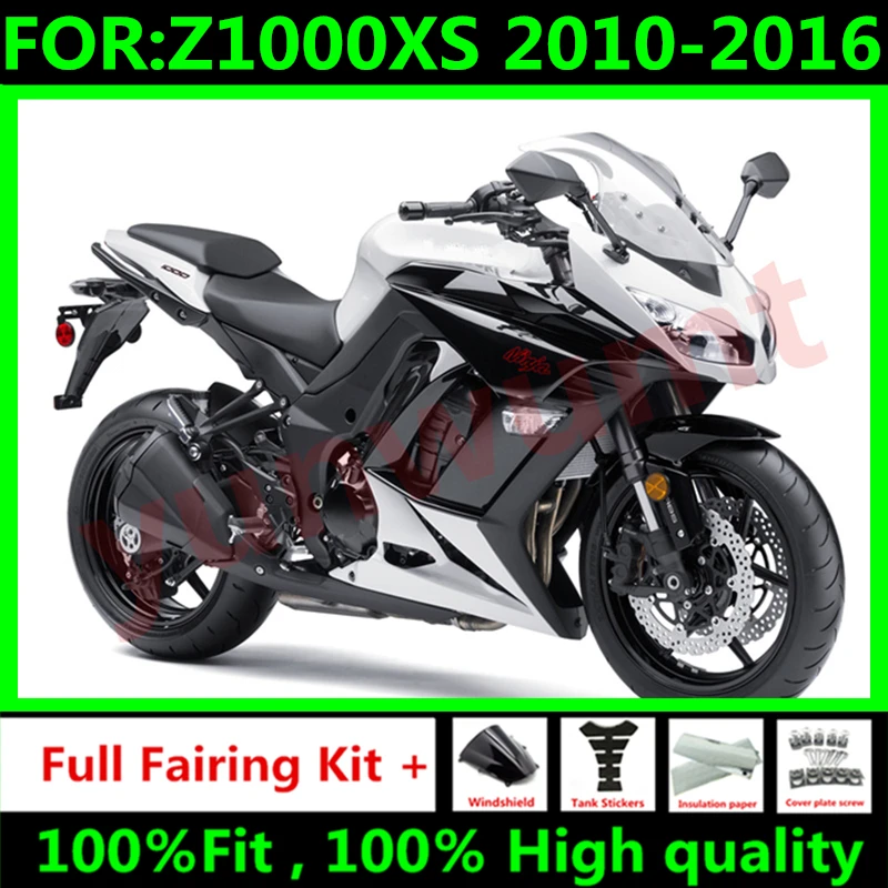 

New ABS Motorcycle Fairings Kit fit For Z1000SX Z1000 SX NINJA1000 2010 2011 2012 2013 2014 2015 2016 full fairing white black