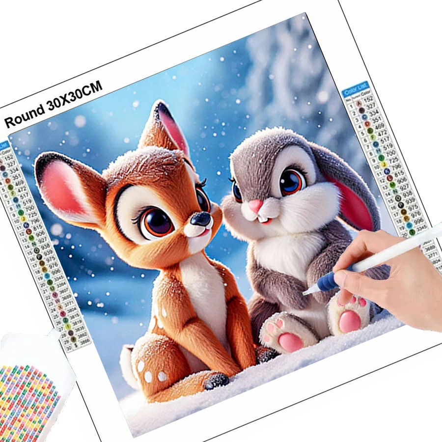 1 Алмазная вышивка сделай сам диснеевским рисунком вышитая мозаика ручной работы