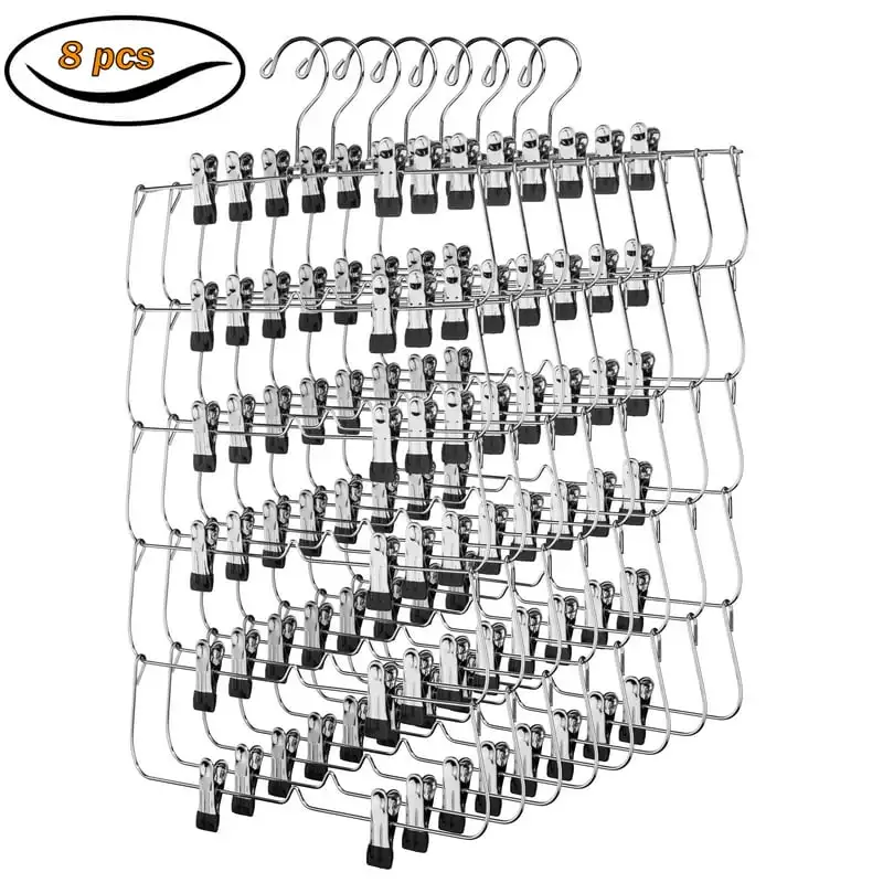 

Tier Metal Pants & Skirt Hanger, 8 Pack