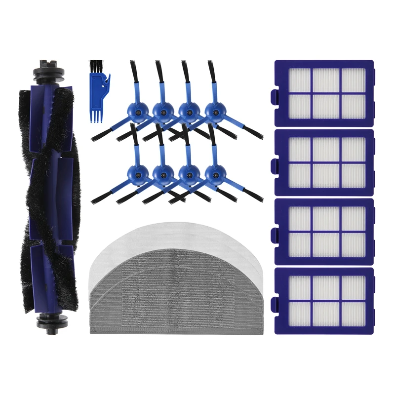 

18Pcs Replacement Spare Parts Kit For Eufy Robovac X8 Hybrid Robot Vacuum Cleaner Main Side Brush Hepa Filter Mop Cloth