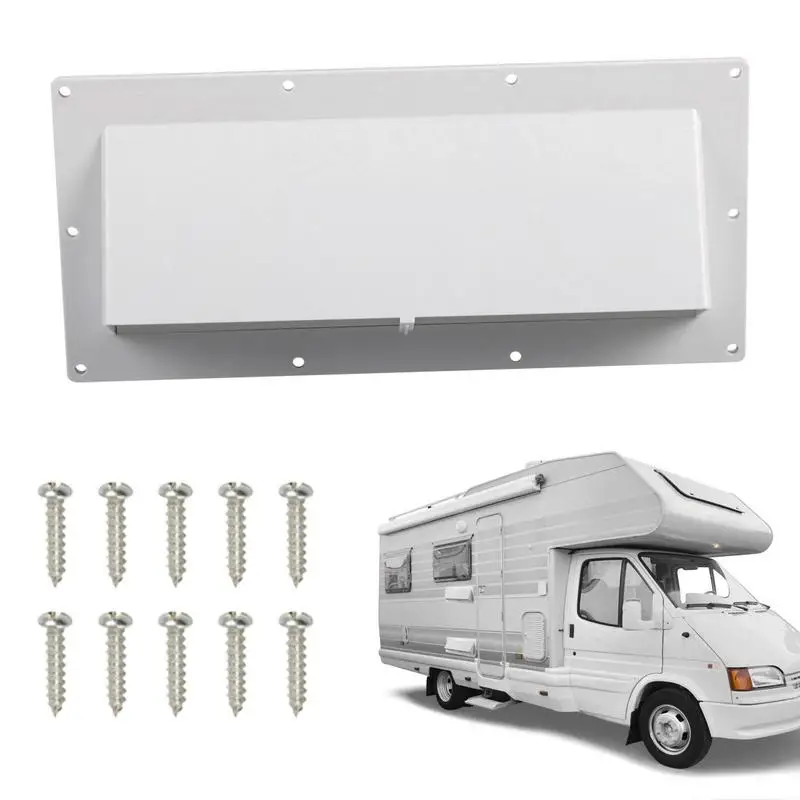 

RV Exhaust Vent Cover RV Stove Vent Sidewall Range Hood Cover Sun Protection Vent Accessory For RV Trailer And Camper Side Wall