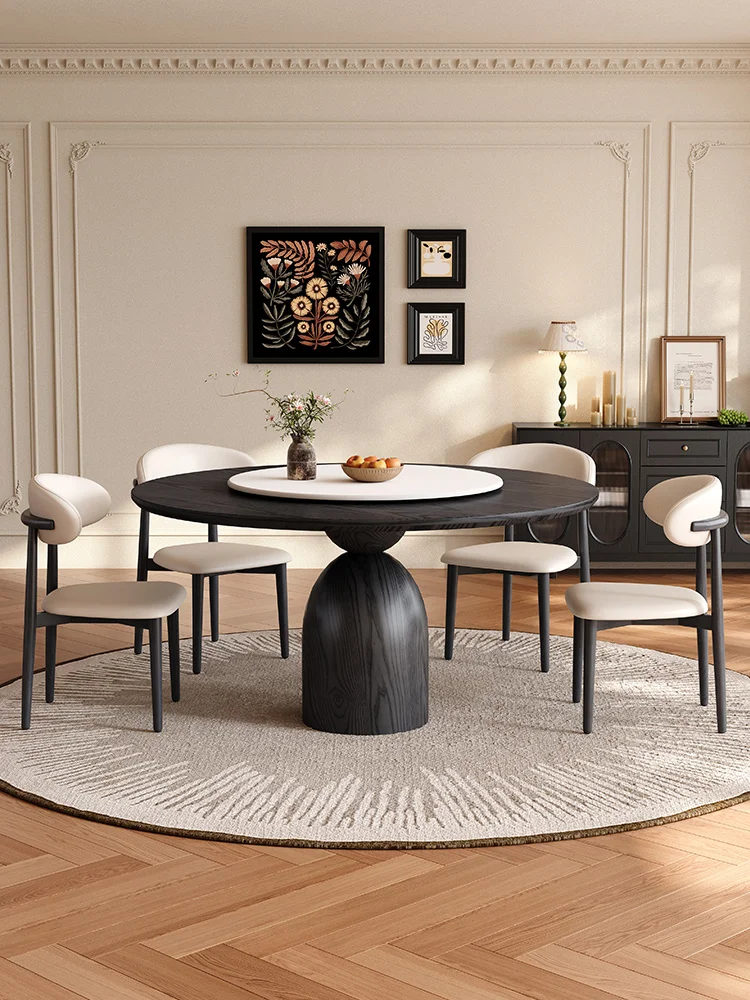 Средневековый стиль все однотонные с вращающимся столом для дома маленькой